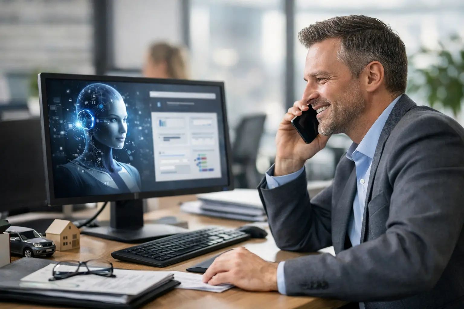 KI Assistent für Versicherungsmakler im Alltag