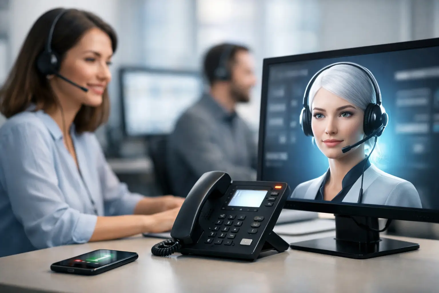 KI-Telefonassistent im Callcenter einsetzen