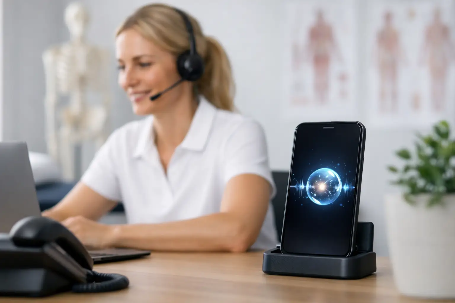 KI-Telefonassistent für Physiotherapie