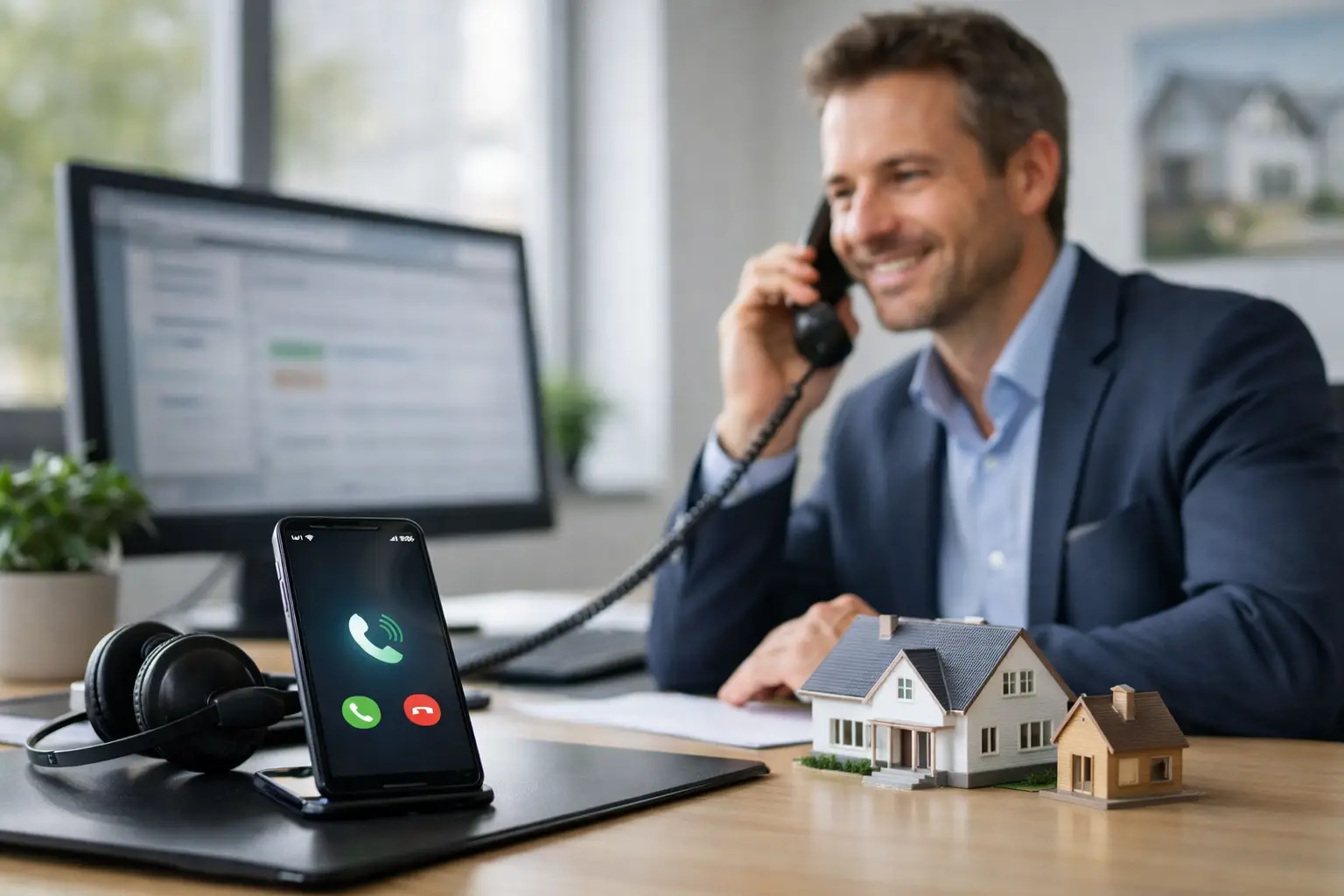 KI-Telefonservice für Immobilienmakler