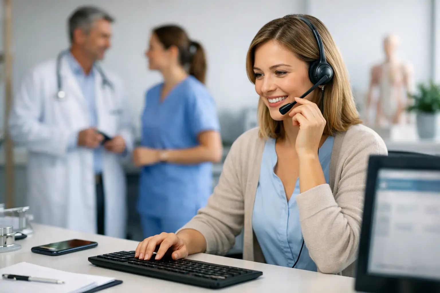 Telefonassistenz für Gesundheitsdienstleister