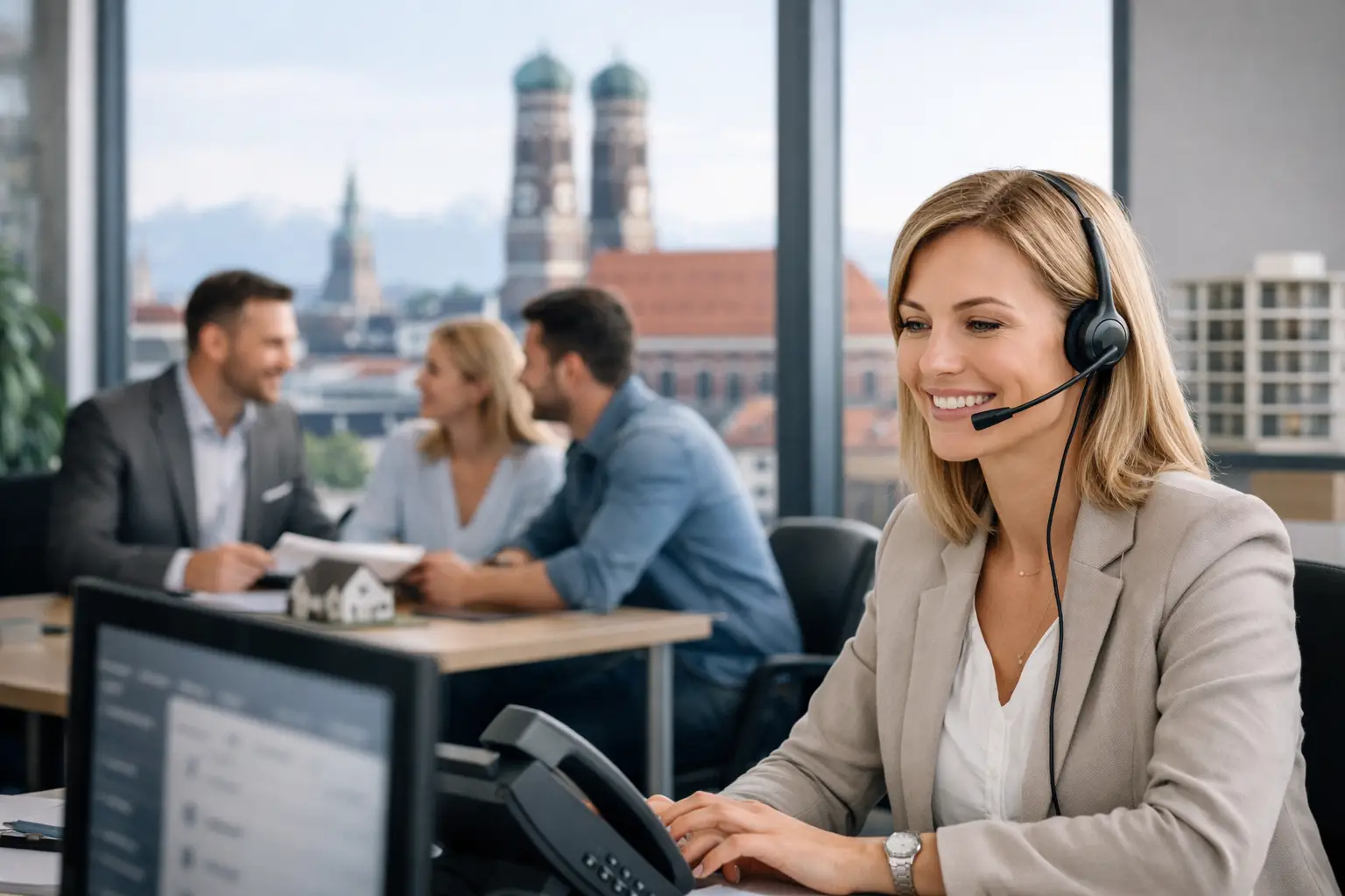 Telefonassistenz für Immobilienmakler München