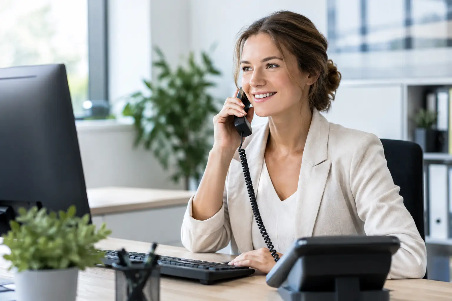 Telefonassistenz oder Sekretariatsservice in 3 Punkten