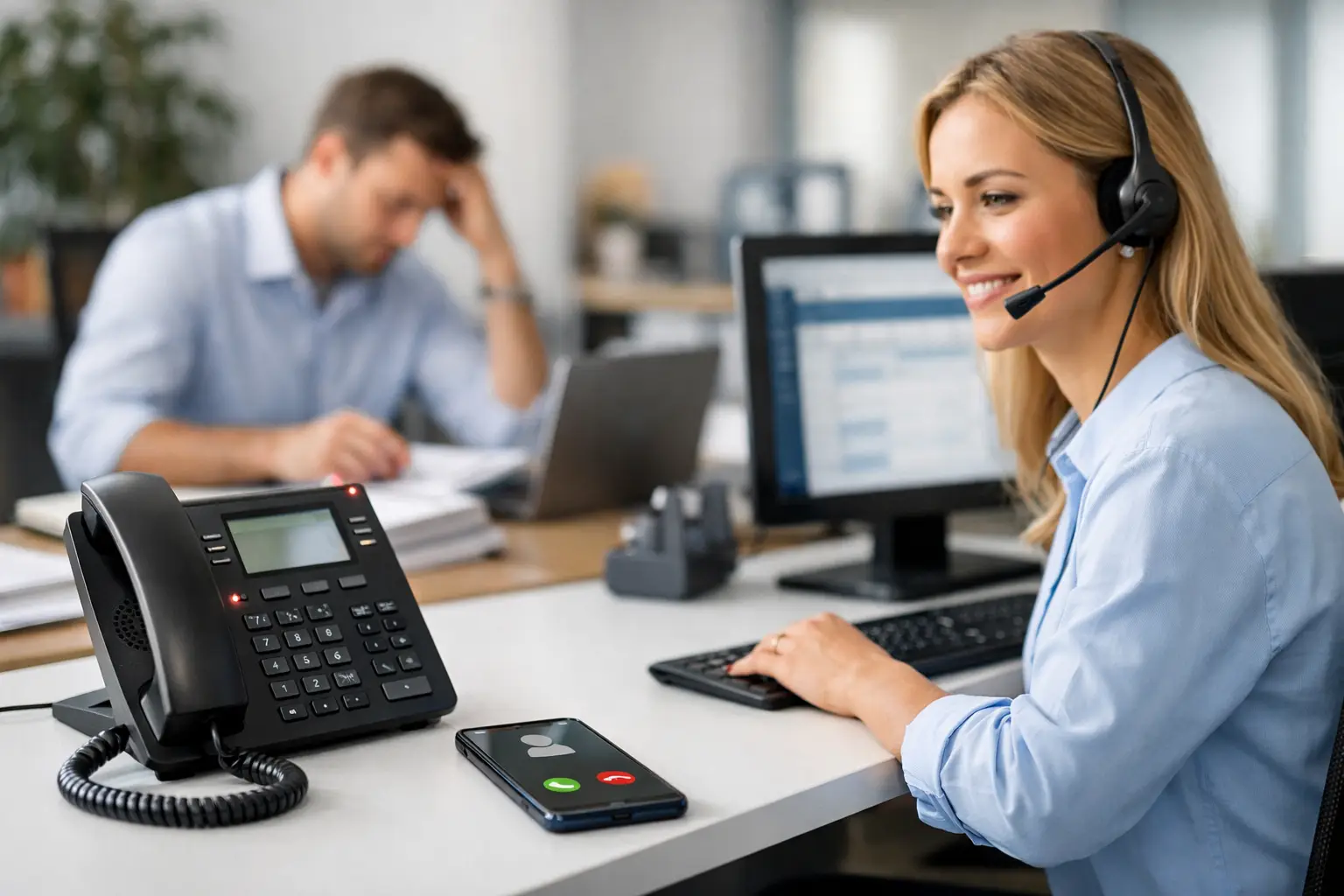 Personalmangel mit Telefonservice lösen im Mittelstand